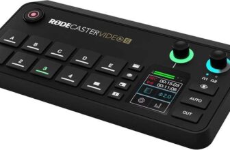 RØDE RØDECaster Video S Podcast Video Switcher and Audio Interface 4 x Video Inputs (HDMI and USB) 1080p60