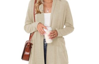 Rapbin Womens Open Front Cardigan