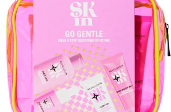 Revolution Skin, Go Gentle 4 Step Starter Kit, Skincare Set Includes Cleanser, Toner, Serum & Moisturiser, Vegan & Cruelty-Free, 4 Products Included