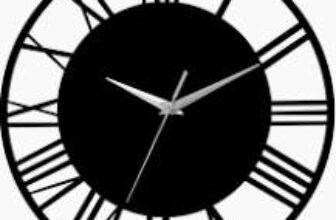 Round Roman Numeral Dial Wall Clock Sold & Shipped by LIVINGANDHOME TRADE CO LIMITED – Delivery only