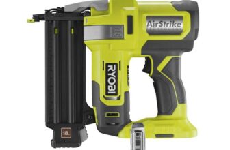 Ryobi R18GN18-0 18V ONE Plus Cordless 18 Gauge Nailer Bare Tool, One Size, Hyper Green
