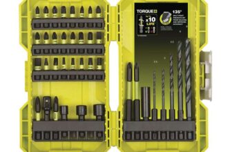 Ryobi RAK38DSDI2 Impact-Rated Mixed Drilling and Screwdriving Bit Set, 38 Piece