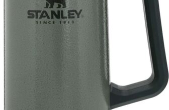 STANLEY 1913 Adventure Vacuum Beer Stein Travel Mug, 0.7L, Hammertone Green