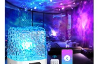 SUPPOU Ocean Wave Projector Lamp with Bluetooth Speaker
