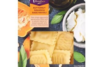 Sainsburys Butternut Squash & Sage Ravioli, Taste the Difference 250g