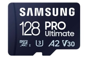 Samsung PRO Ultimate microSD memory card, 128 GB, UHS-I U3, 200 MB/s read, 130 MB/s write