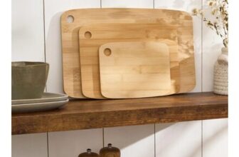 Set of 3 Bamboo Non Slip Cutting Board