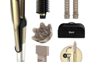Shark Glam Hot Tool Air Styling Drying System Gold 5-in-1