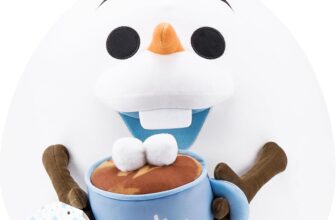 Snackles Disney 14-inch Plush Olaf&hot chocolate (OLAF) by ZURU, Plush with Snack Accessory