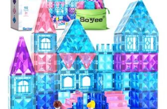 Soyee Magnetic Tiles 102pcs STEM Building Blocks for Kids 3-12