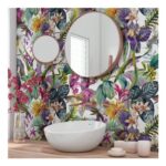 Splashbax Premium Artisan 80 X 240cm Floral Dream Acrylic Bathroom Wall Panel