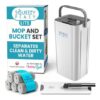 SqueezyPeasy Lite Flat Mop and Bucket Set
