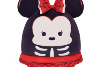 Squishmallows 8-Inch Disney Skeleton Minnie Mouse Plush