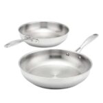 Stellar 7000 Profile Twin Stainless Steel Frypan Set – Free Delivery over £50.