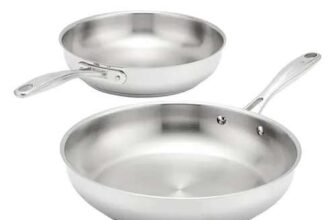 Stellar 7000 Profile Twin Stainless Steel Frypan Set – Free Delivery over £50.