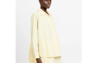 Stripe Relaxed Popover Shirt