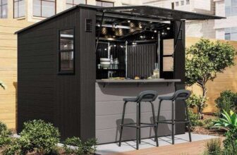 Suncast 8ft 3 x 7ft 4 (2.5 x 2.2m) Cabana Bar Shed