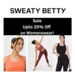Sweaty Betty Sale – Upto 25% off on Womenswear