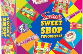 Swizzels Sweet Shop Favourites 500g, Assorted Retro Sweets Gift, Individually Wrapped Classics Including Drumsticks, Refreshers, Love Hearts, Parma Violets & Squashies for Sharing