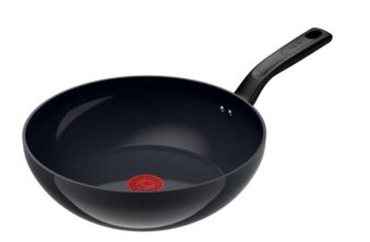 Tefal Change Ceramic Black Non-Stick Induction Stirfry Pan 28cm – clubcard price