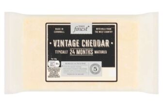 Tesco Finest Vintage Cheddar Cheese 500g / Extra Mature 550g – Clubcard Price