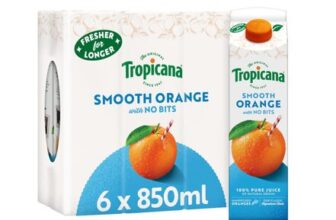 Tropicana Orange Fruit Juice with No Bits