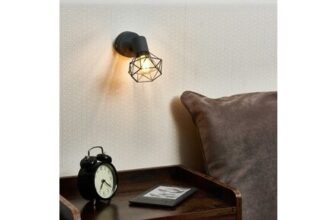 ValueLights Angus Black Industrial Wall Light