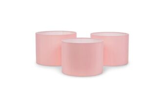 ValueLights Torbery Blush Set of 3 Nesting Easy Fit Shades