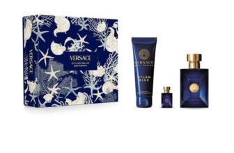 Versace Pour Homme Dylan Blue Gift Set EDT 100ml S/Gel 150ml EDT 5ml