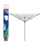 Vileda 4 Arm Rotary Dryer, Outdoor Clothes Airer
