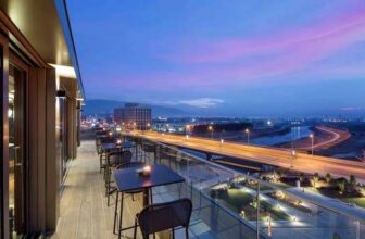 Weekend in North Macedonia in 4 Star Hilton hotel with pool, spa 9th to 11th October. Flights from Luton. Doubletree by Hilton Skopje