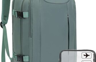 Xkdoai Travel Cabin Bag with TSA Approved Clear Bag 40x30x20cm – Sold by JACING FBA