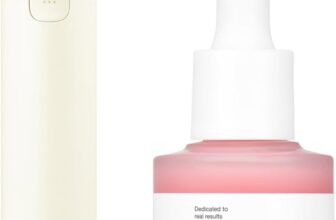 medicube Plump Boost Duo: medicube Mini Booster Pro Plus (Beige) and Salmon DNA PDRN Pink Peptide Serum for Plumper-Looking Skin Portable Korean Skincare Device, At Home Care