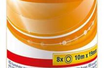 tesa UK film 8 x Standard 10M x 19MM, Clear