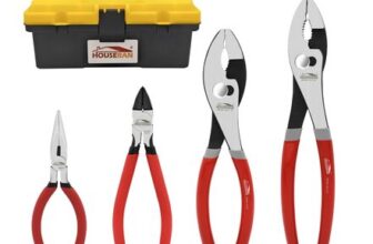 4-Piece Tool Set, Plier Set with Case