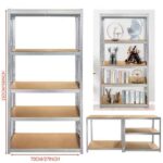 5 Tier Heavy Duty Galvanised Adjustable Shelf Racking Unit Storage ( Upto 875KG load ) 76p creditZhitaozhang Tool Store(UK)
