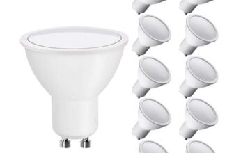 5W GU10 LED Bulbs, Warm White 3000K, 400lm, 120