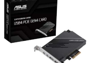 ASUS USB4 PCIe Gen4 Card Interface Cards/Adapter Internal DisplayPort, USB Type-C