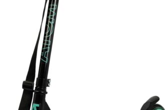 ATOM FlexiMax 2 Wheeled Scooter Foldable Kick Scooter with Carry Handle Adjustable Handlebar 77-95cm 145mm PU Wheels ABEC-7 Bearings Kick Stand Teens & Kids Ride On Ages 8 Max 100kg