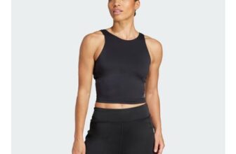 Adidas Yoga Crop Tank Top with Inner Shelf Bra