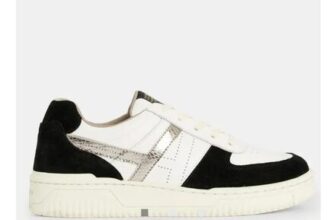 All Saints Black/White Vix Suede Sneakers ( Size 3 Only )