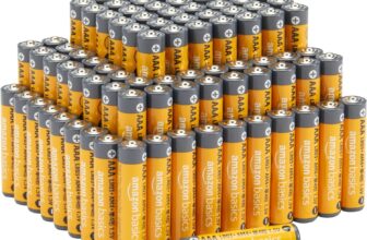 Amazon Basics 100-Pack AAA Alkaline High-Performance Batteries, 1.5 Volt, 10-Year Shelf Life
