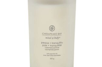 Chesapeake Bay Scented Candle Peace Tranquility (Cashmere Jasmine) Large Tumbler