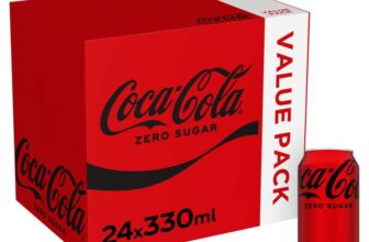 Coca-Cola Zero Sugar Soft Drink Cans, 24 x 330 mL – Sold/Shipped by Morrisons