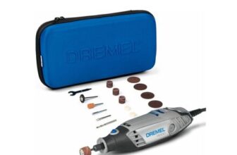 Dremel 3000 Rotary Tool Kit, 130W, 15 Accessories, 10,000-33,000 RPM
