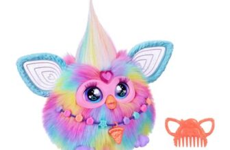 Furby Tie-Dye Interactive Plush Toy, English Version