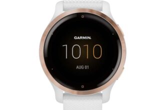 Garmin Venu 2S Womens White Silicone Strap Smartwatch
