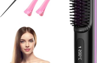Go Brush Pro, Cordless Hair Straightener Brush, Portable Rechargeable Heated Styling Brushes Rechargeable Heated Styling Brushes (1)