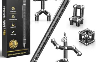 Hinshark Gifts for Men Women, Magnetic Fidget Pen Toys for Adults Gadgets Dad Birthday Mens Gifts for Fathers Day from Daughter Son for Dad/Grandad/Him/Her/Men/Women/Boyfriends/Girlfriend/Teenage/Kids