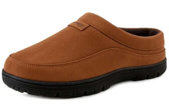 HomeTop Mens Moccasin Slippers Soft Warm Non-slip Memory Foam Indoor House Shoes Sold by HomeTop Direct / FBA